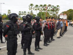 Apel dan Patroli Di Wilayah Murung Raya Pastikan Kondusifitas Pasca Putusan MK