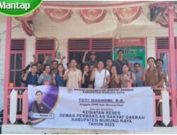 Anggota DPRD Murung Raya Lakukan Reses Ke Desa Di Kecamatan Tanah Siang