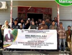 Waket I DPRD Murung Raya Lakukan Reses Di Kelurahan Muara Tuhup